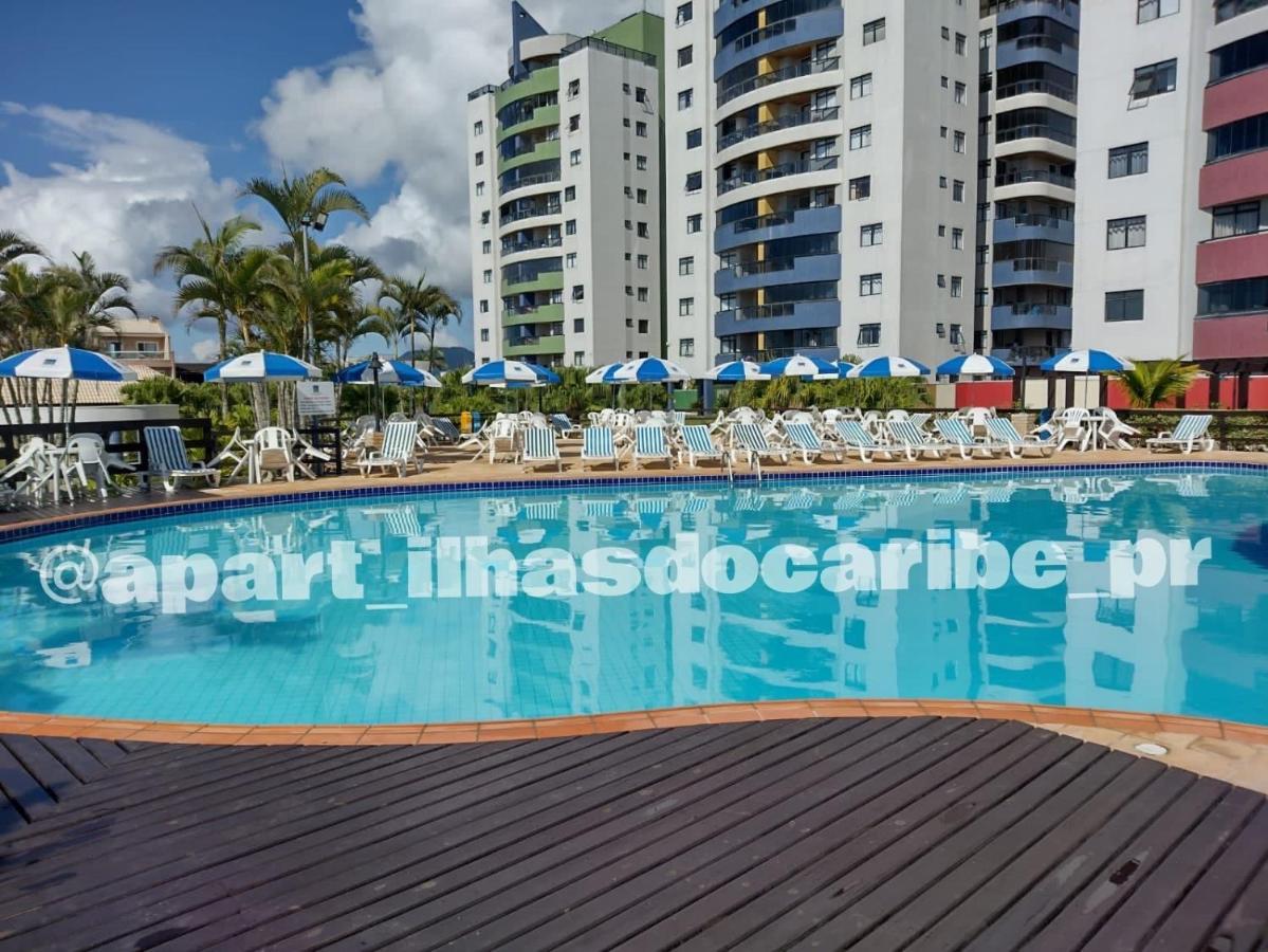 Apto Cond Ilhas Do Caribe - Pr - Beira Mar Матиньюс Экстерьер фото