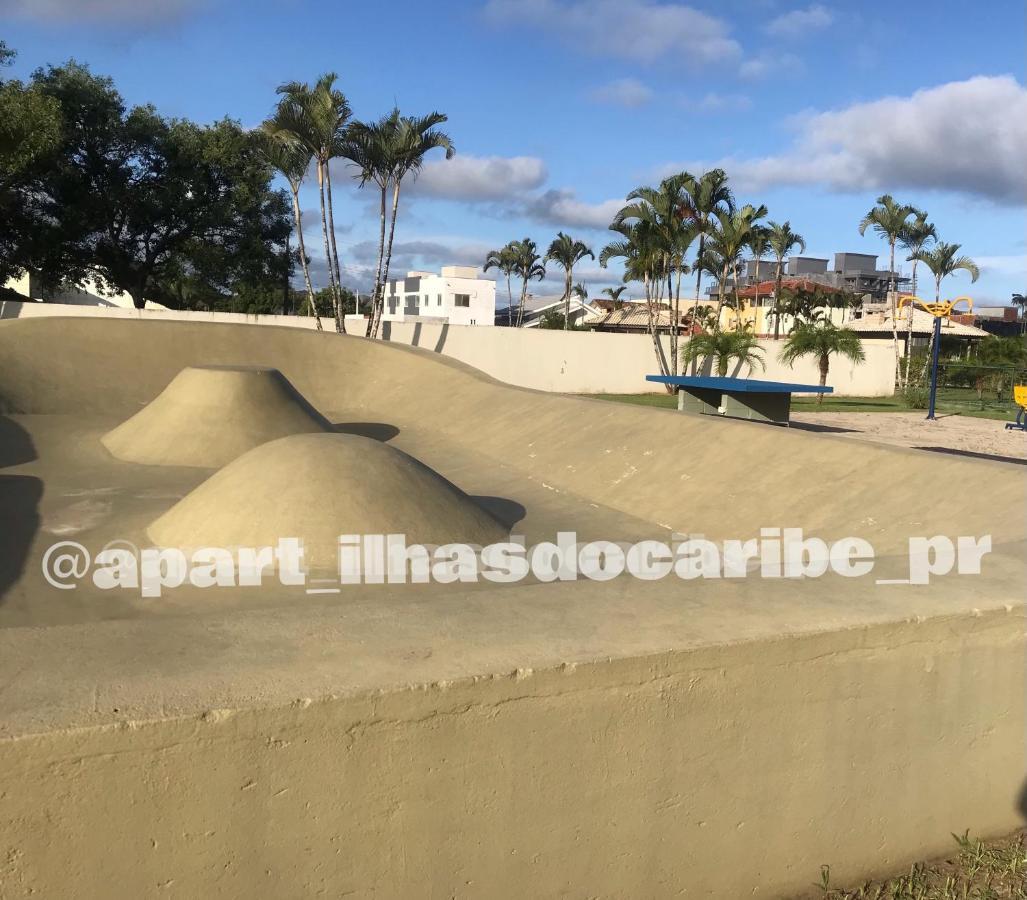 Apto Cond Ilhas Do Caribe - Pr - Beira Mar Матиньюс Экстерьер фото