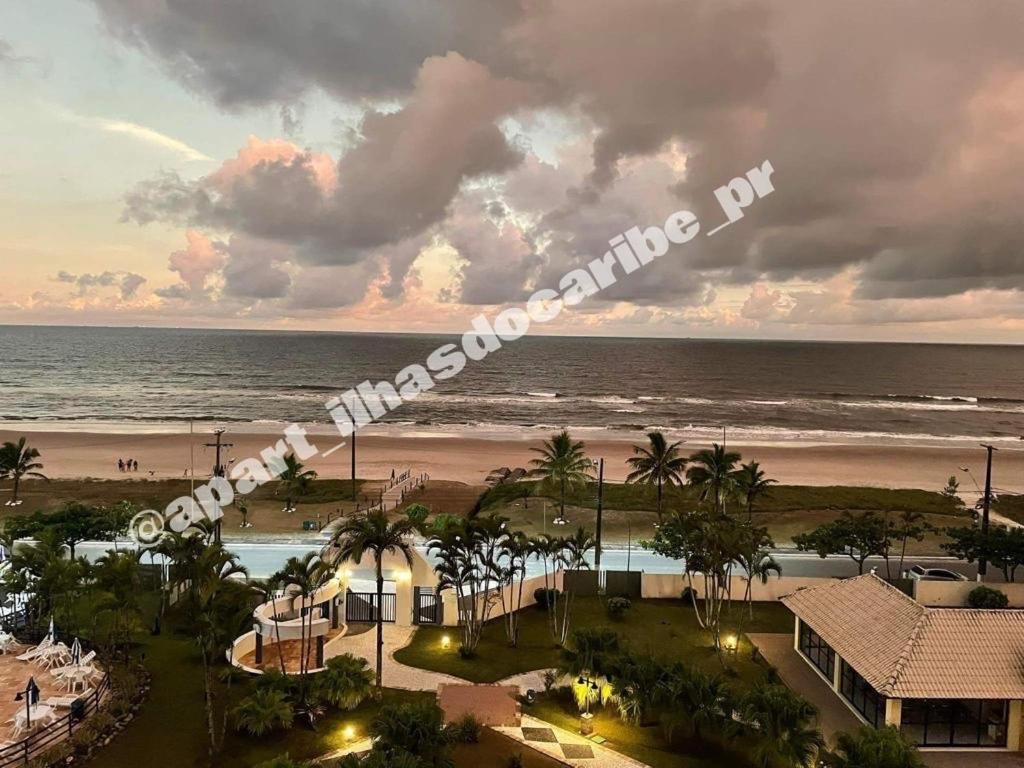 Apto Cond Ilhas Do Caribe - Pr - Beira Mar Матиньюс Экстерьер фото
