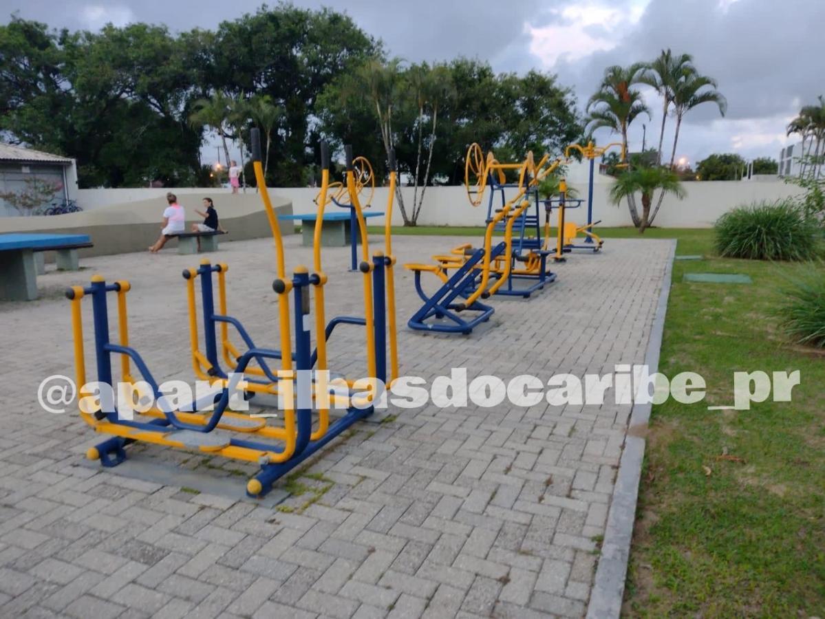 Apto Cond Ilhas Do Caribe - Pr - Beira Mar Матиньюс Экстерьер фото