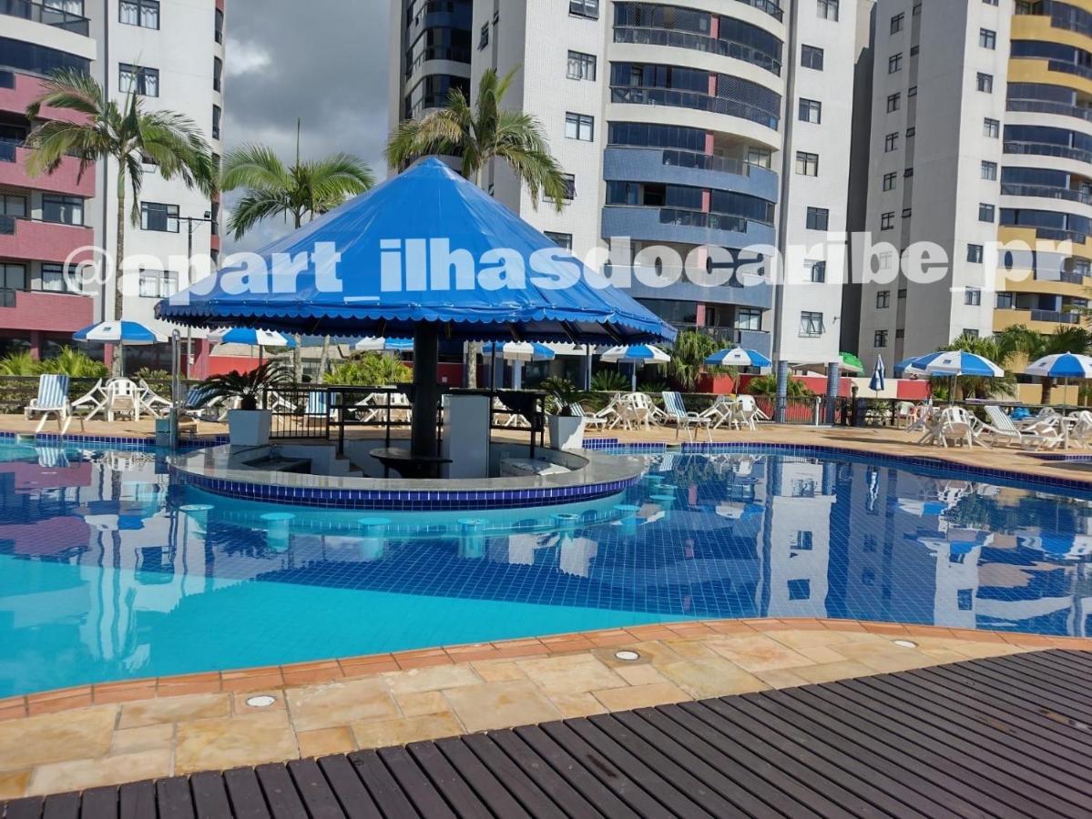 Apto Cond Ilhas Do Caribe - Pr - Beira Mar Матиньюс Экстерьер фото