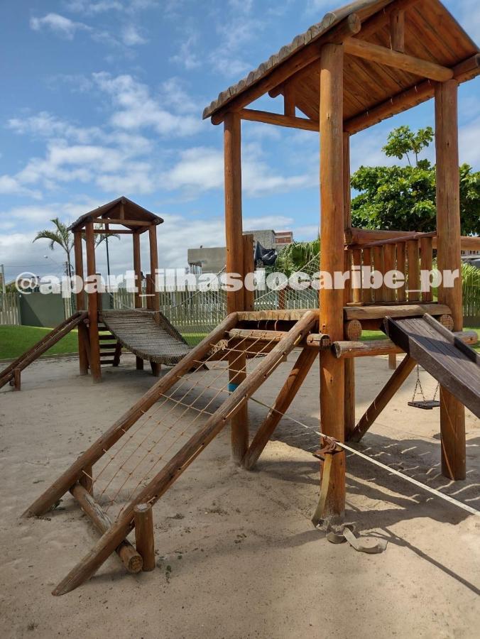 Apto Cond Ilhas Do Caribe - Pr - Beira Mar Матиньюс Экстерьер фото