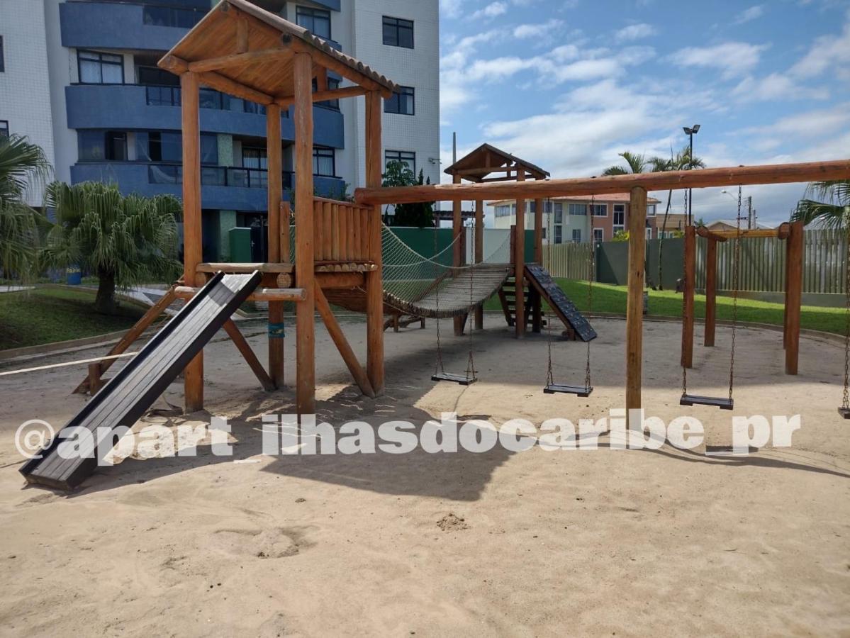 Apto Cond Ilhas Do Caribe - Pr - Beira Mar Матиньюс Экстерьер фото